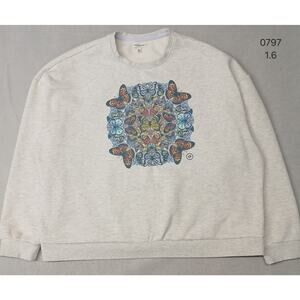 Earthbound (XXL) Women's Heather Gray Pullover Sweatshirt